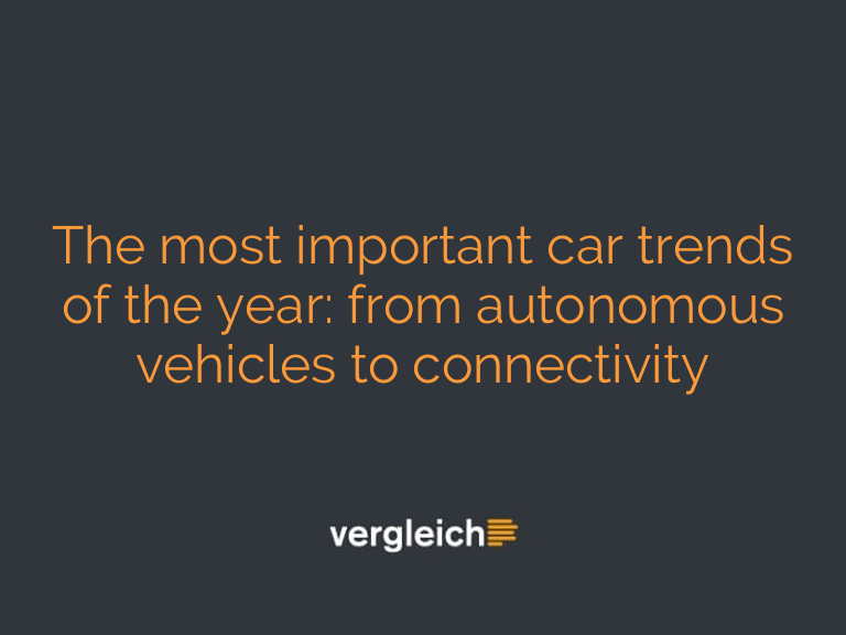 The most important car trends of the year: from autonomous vehicles to connectivity