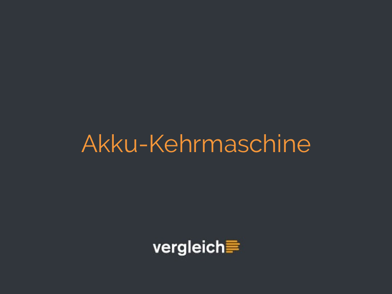 Akku-Kehrmaschine