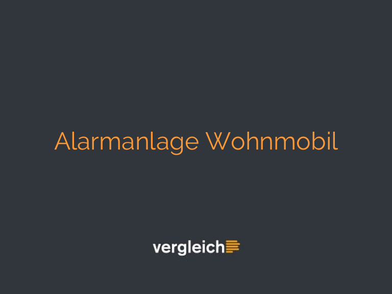 Alarmanlage Wohnmobil