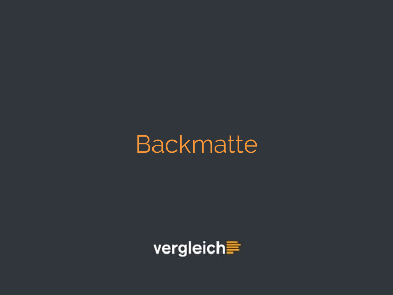 Backmatte