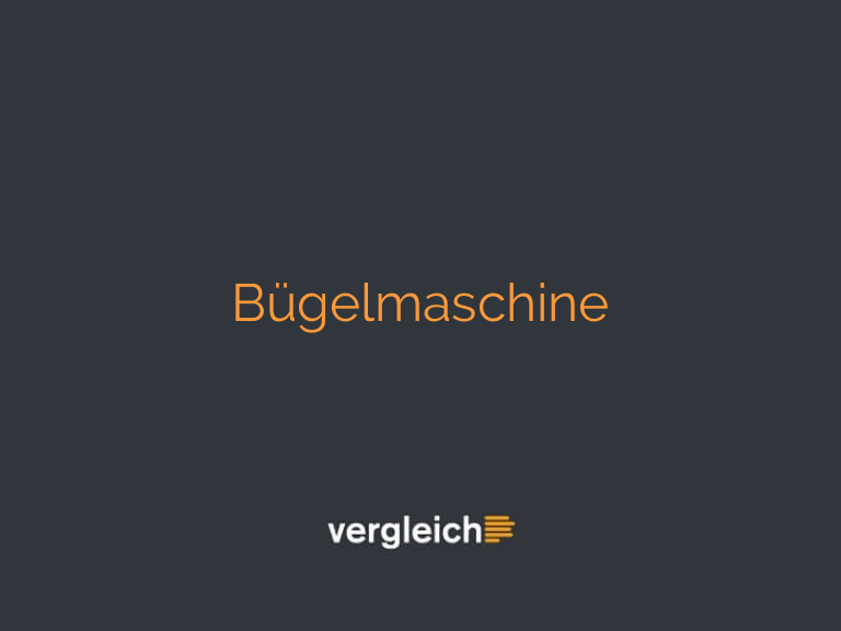 Bügelmaschine