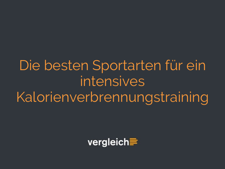 Die besten Sportarten für ein intensives Kalorienverbrennungstraining