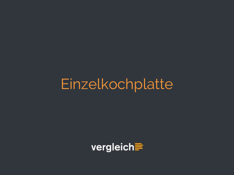 Einzelkochplatte