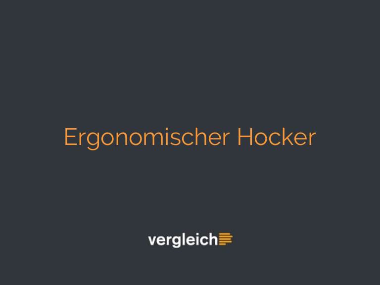 Ergonomischer Hocker