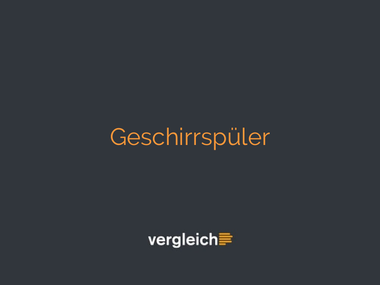 Geschirrspüler