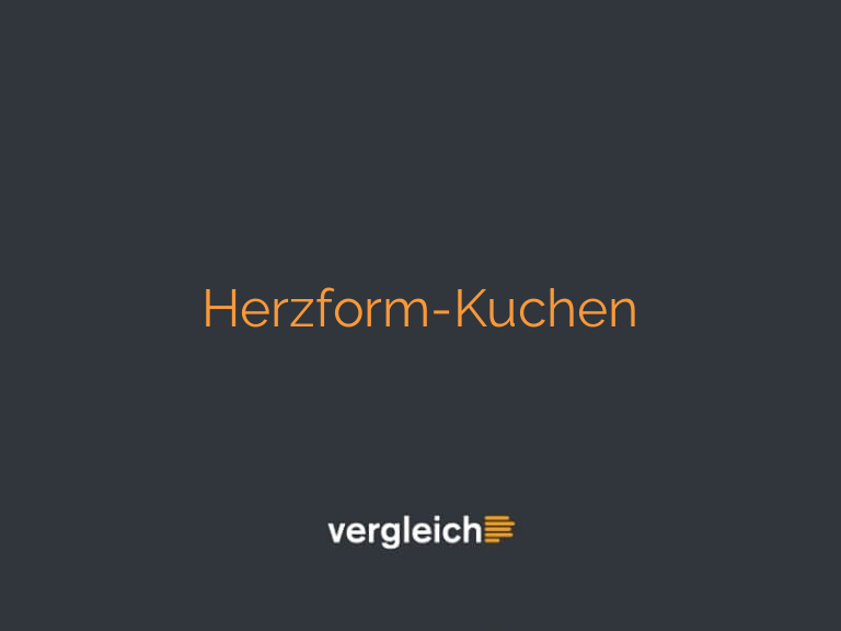 Herzform-Kuchen