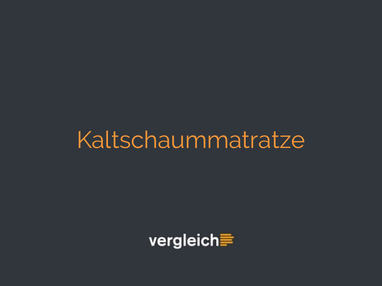 Kaltschaummatratze