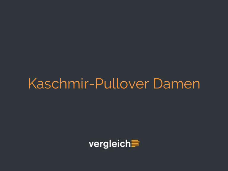 Kaschmir-Pullover Damen