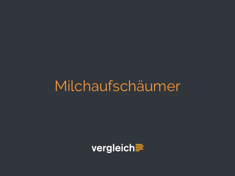 Milchaufschäumer