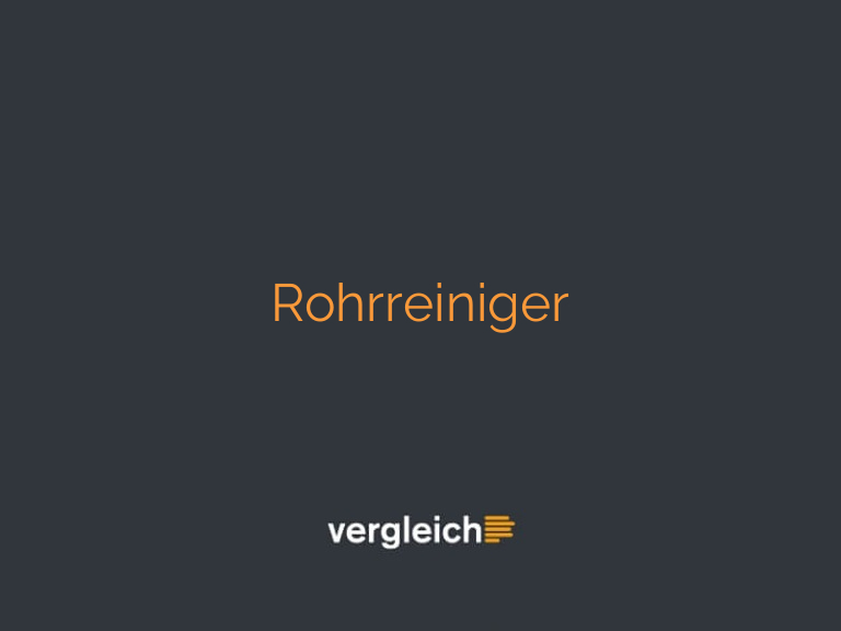 Rohrreiniger