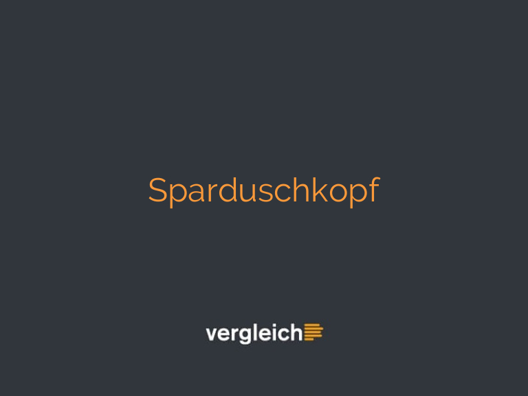 Sparduschkopf