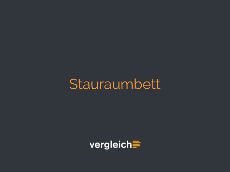 Stauraumbett