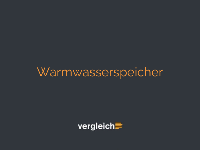 Warmwasserspeicher