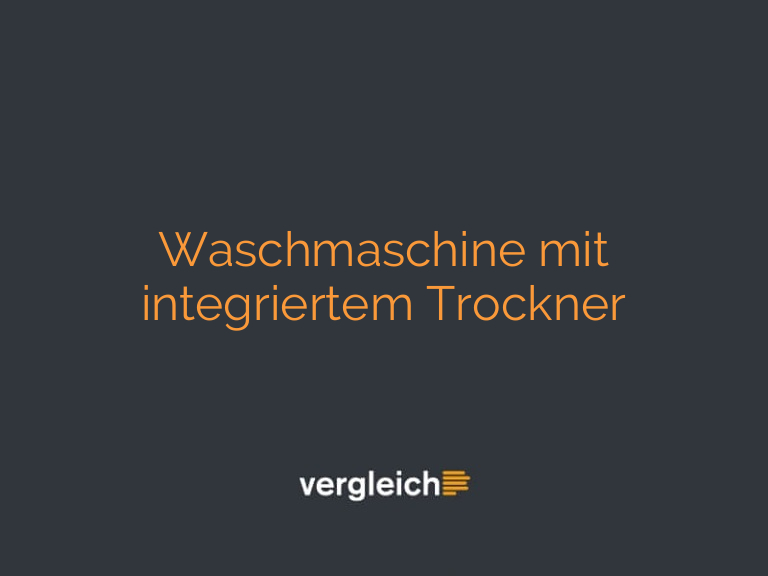 Waschmaschine mit integriertem Trockner