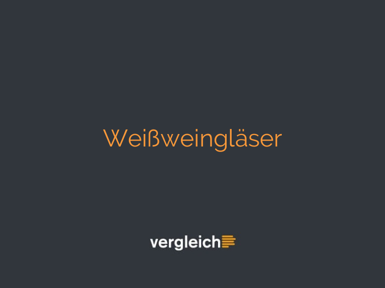 Weißweingläser